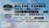 Mylène Farmer Avant que l'ombre... à Bercy Billet