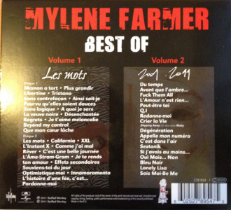 Mylène Farmer Best of 2001.2011 Coffret 3 CD