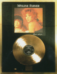 Mylène Farmer Disque d'Or Ainsi soit je...