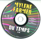 Mylène Farmer Du Temps CD Promo France