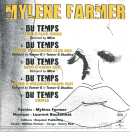 Mylène Farmer Du Temps CD Promo Club Remixes France