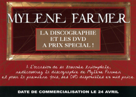 Mylène Farmer Plan Promo Opération Mide Price 24 avril 2009