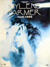 Mylène Farmer Merchandising Tour 1996 Affiche Bleue