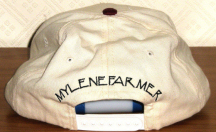 Mylène Farmer Merchandising Tour 1996 Casquette MF;