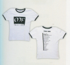 Mylène Farmer Merchandising Tour 1996 T-shirt Skinny MF noir