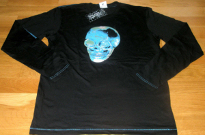 T-Shirt Manches Longues Skull Homme