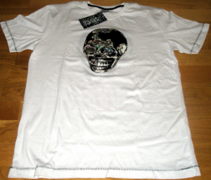 Tour 2009 - T-Shirt Skull Blanc Homme