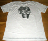 Mylène Farmer Merchandising Tour 2009 T-Shirt Skull Blanc Homme