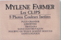 Mylène Farmer Merchandising Tour 89 Enveloppe Les Clip