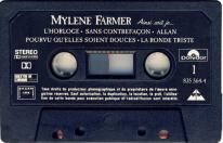 Mylène Farmer Ainsi soit je... Cassette France Premier pressage