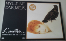 Mylène Farmer L'autre PLV Belgique