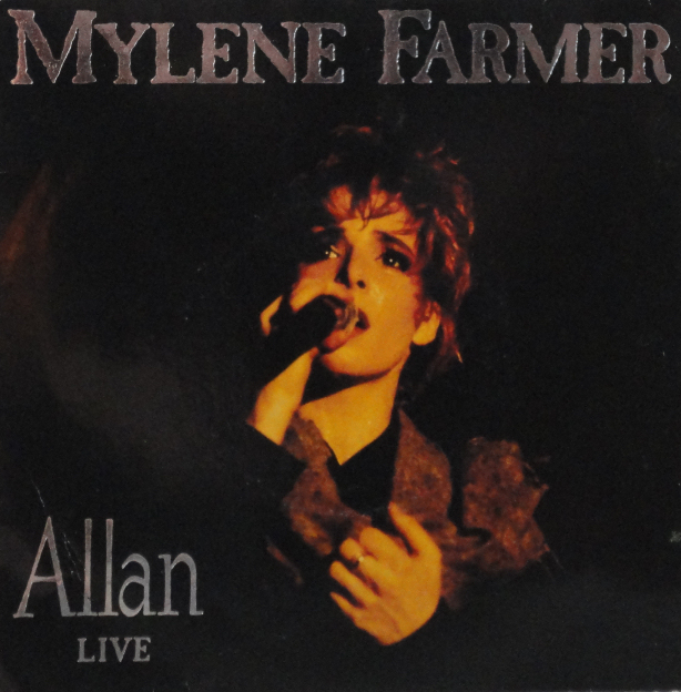 Mylène Farmer - Pochette single Allan Live