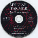 Mylène Farmer Appelle mon numéro CD Single France