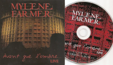 Mylène Farmer Avant que l'ombre Live CD Promo France