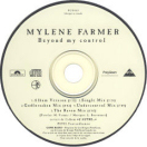 Mylène Farmer Beyond my control CD Maxi Promo Canada