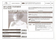 Mylène Farmer Bleu Noir Bon de précommande 2