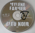 Mylène Farmer Bleu Noir CD Promo France