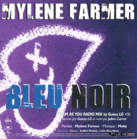 Mylène Farmer Bleu Noir CD Promo Remix