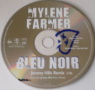 Mylène Farmer Bleu Noir CD Promo Remix France