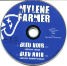 Mylène Farmer Bleu Noir CD Single France