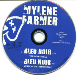 Mylène Farmer Bleu Noir CD Single