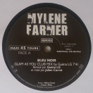 Mylène Farmer Bleu Noir Maxi 45 Tours France