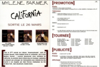 Mylène Farmer California Plan Promo France