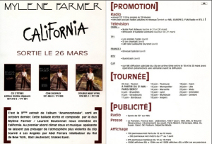 California - Plan Promo France