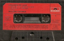 Mylène Farmer Cendres de lune Cassette France Deuxième Pressage