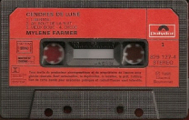 Mylène Farmer Cendres de lune Cassette France Premier Pressage