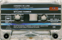 Mylène Farmer Cendres de lune Cassette France Quatrième Pressage