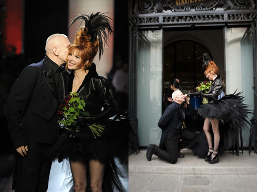 Jean-Paul Gaultier et Mylène Farmer