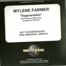 Mylène Farmer Dégénération DVD Promo Grèce 