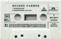 Mylène Farmer Désenchantée Cassette Single France