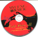 Mylène Farmer Fuck them all CD Single France