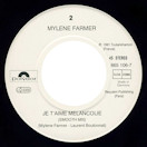 Mylène Farmer & je-t-aime-melancolie_45-tours-europe-allemagne