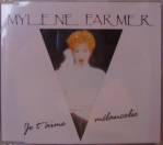 Single Je t'aime mélancolie (1991) - CD Maxi Europe (Pays-Bas)