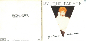 Mylène Farmer & je-t-aime-melancolie_cd-promo-france