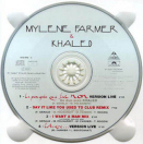 Mylène Farmer & Khaled La poupée qui fait non Live CD Maxi Digipak France