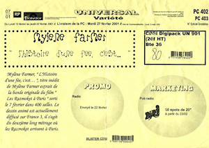 Bon de précommande CD Single