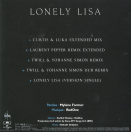 Mylène Farmer Lonely Lisa CD Promo Remixes France N°3