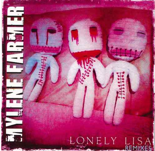 Mylène Farmer Lonely Lisa CD Promo Remixes 3 CD Promo Rose
