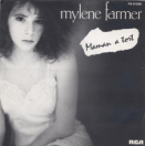 Mylène Farmer Maman a tort 45 Tours France Premier Pressage