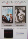 Mylène Farmer Music Videos Plan Promo VHS Laser Disc
