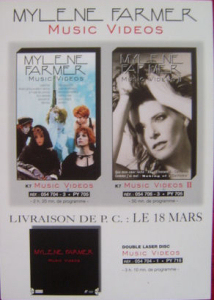 Plan Promo VHS / Laser Disc France
