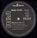Mylène Farmer & my-mum-is-wrong_maxi-45-tours-promo-france