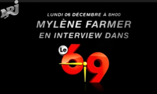 Mylène Farmer invitée 6/9 NRJ le 06 décembre 2010 à 08 heures