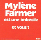 Mylène Farmer On est tous des imbéciles Maxi 45 Tours France