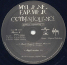 Mylène Farmer Optimistique-moi Maxi 33 Tours Promo France Dance Remixes 2