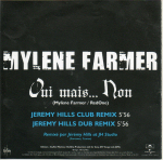 Mylène Farmer Oui mais... Non CD Promo Club Remix France